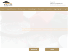 Tablet Screenshot of landlordnationwide.com